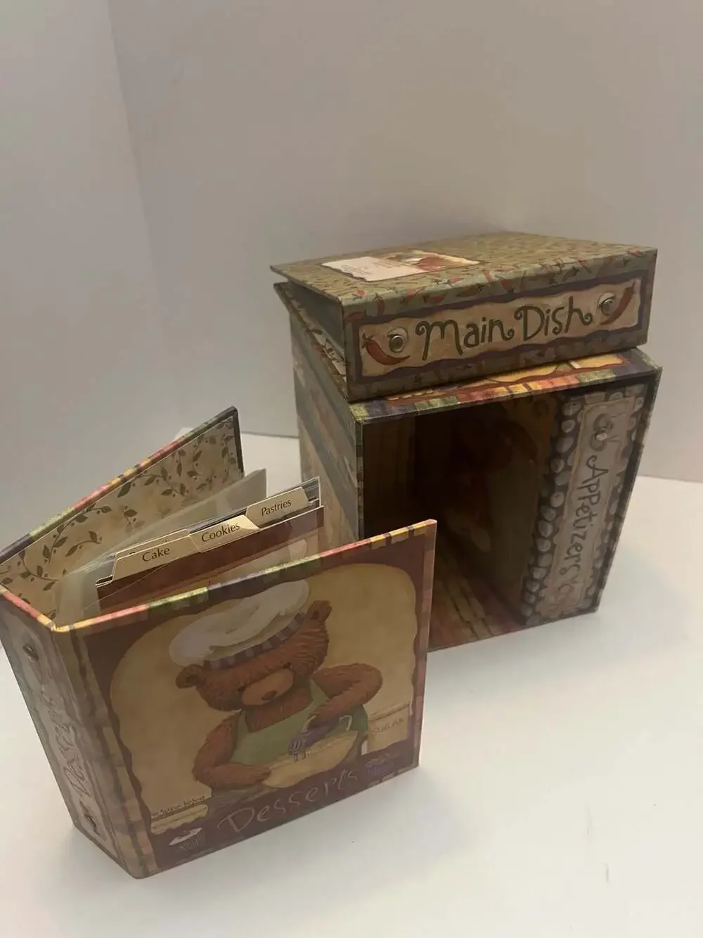 Teresa Kogut Gourmet Recipe Organizer Box Set with Three Binder Books